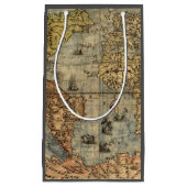 1565 Forlani AntiquevWereldkaart Renaissance Klein Cadeauzakje (Voorkant)