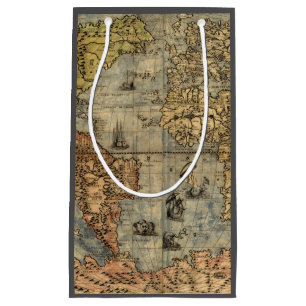 1565 Forlani AntiquevWereldkaart Renaissance Klein Cadeauzakje