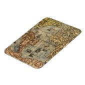 1565 Forlani AntiquevWereldkaart Renaissance Magneet (Linkerzijde)