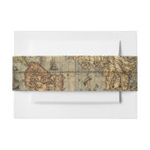 1565 Forlani AntiquevWereldkaart Renaissance Uitnodigingen Wikkel (Voorkant Voorbeeld)