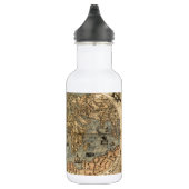 1565 Forlani AntiquevWereldkaart Renaissance Waterfles (Rechts)