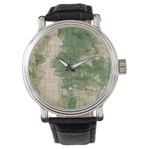 156 Tarwe/vierkante mijl Horloge