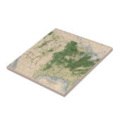 156 Tarwe/vierkante mijl Tegeltje (Zijkant)