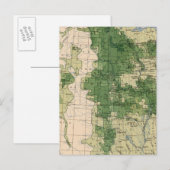 156 Wheat/sq mile Briefkaart (Voorkant / Achterkant)