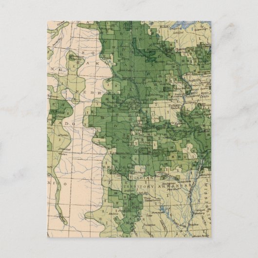 156 Wheat/sq mile Briefkaart (Voorkant)