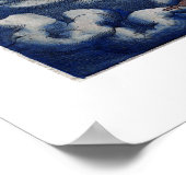 1570 Kaart van de wereld Poster (Hoek)