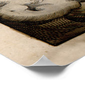 1570 Wereldkaart Poster (Hoek)