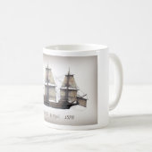 1578 Golden Hinde Koffiemok (Voorkant rechts)