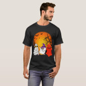 157 Guinea Pig Halloween Pumpkin T-shirt (Voorkant volledig)