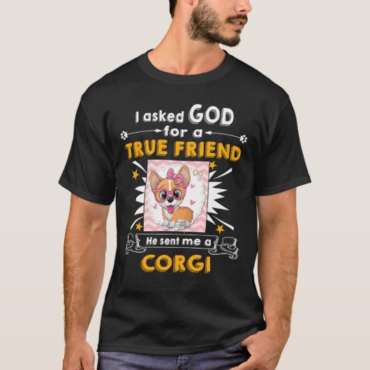 157 Hij stuurde me een Corgi T-shirt (Voorkant)