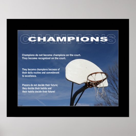 #157 (Matte) Basketball Poster (Voorkant)