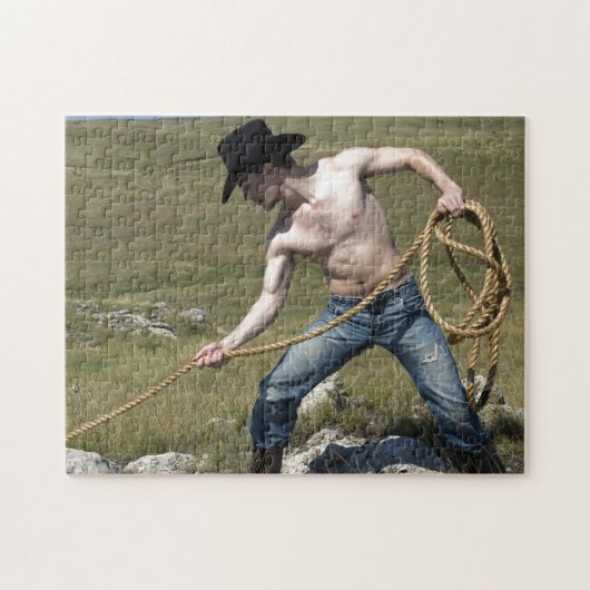 15807-RA Cowboy Legpuzzel (Horizontaal)