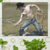 15807-RA Cowboy Theedoek (Gevouwen)