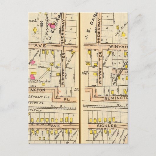 158159 Nieuwe Rochelle Briefkaart (Voorkant)