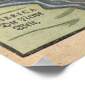 1581 Wereldkaart Poster (Hoek)