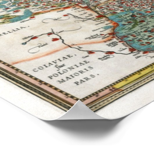 1584 Prussia Map Poster (Hoek)