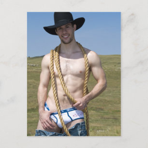 15867-RA Cowboy Briefkaart