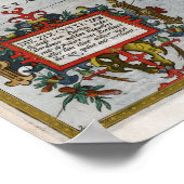 1586 Franse kustkaart Poster (Hoek)