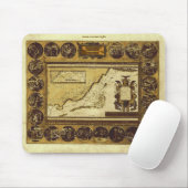 1586  HOLYLANDS KAART Mousepad Muismat (Met muis)