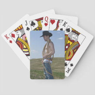 15876-RA Cowboy Pokerkaarten