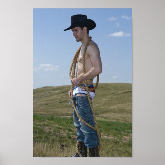 15876-RA Cowboy Poster (Voorkant)