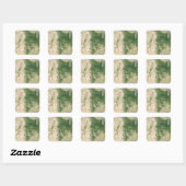 158 Haver/zeemijl Vierkante Sticker (Vel)