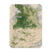 158 Oaten/sq mile Magneet (Verticaal)