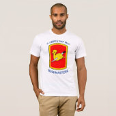 158e Infanterieure Regiment schouderpleister T-shi T-shirt (Voorkant volledig)