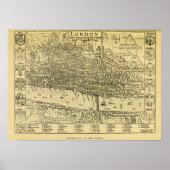 1593 Londen Poster (Voorkant)