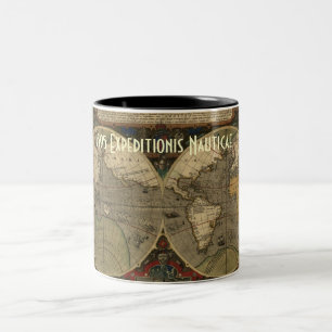 1595 Expeditionis Nauticae Tweekleurige Koffiemok