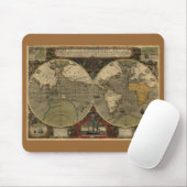1595 Hondius Kaart Mousepad Muismat (Met muis)