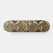 1595  Wereldkaart van Jodocus Hondius Skateboard (Horizontaal)