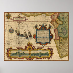 1596 - Zuid-West-Afrika Poster