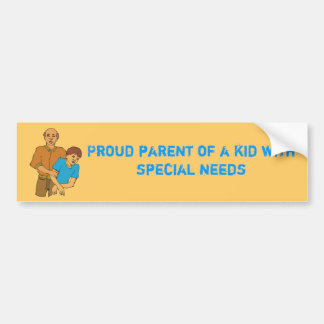 15992551, Proud-ouder van een kind met speciale be Bumpersticker