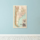 159 Argentinië en Chili Canvas Afdruk (Insitu (Houten vloer))