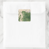 159 Haver/hectare Vierkante Sticker (Tas)