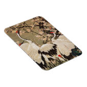 15. 梅 群 図, 若 Plum Blossom & Cranes, Jakuchüu Magneet (Rechterzijde)