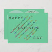 15.05.1 DAD KAART.Liam Briefkaart (Voorkant / Achterkant)