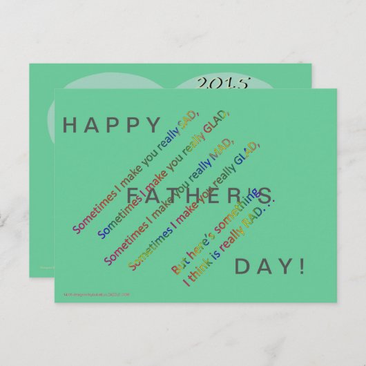 15.05.1 DAD KAART.Liam Briefkaart (Voorkant / Achterkant)