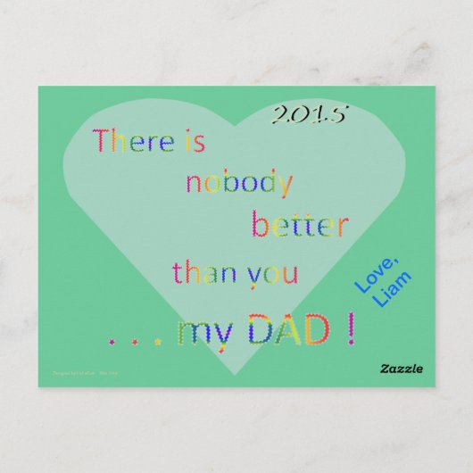 15.05.1 DAD KAART.Liam Briefkaart (Achterkant)