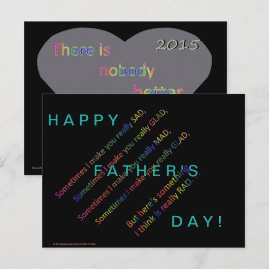 15.05.1 DAD KAART.Riley Briefkaart (Voorkant / Achterkant)