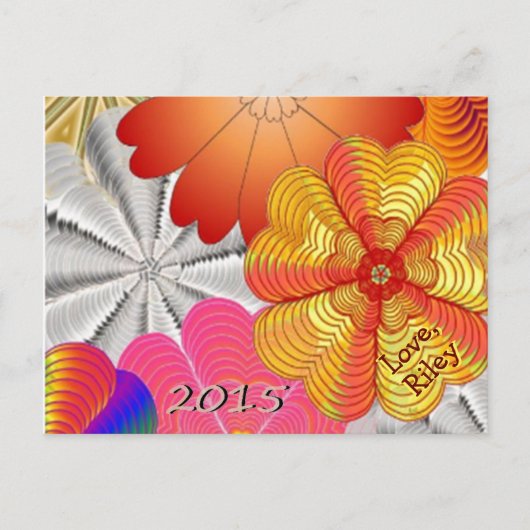 15.05.1.mama.BRIEFKAART.BUTTERFLY.riley Briefkaart (Voorkant)