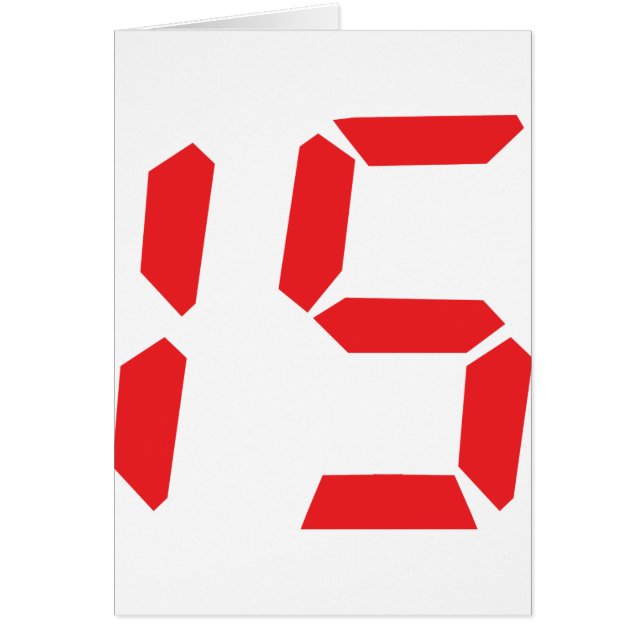 15 15 uur digitale alarmklok (Voorkant)