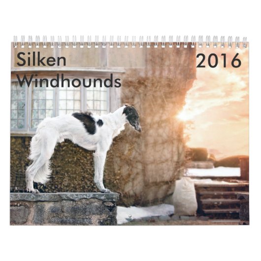15-2016 Silken Windhounds-kalender Kalender (Hoes)
