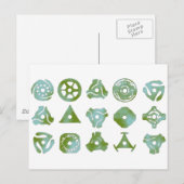 15 45 recordadapters of invoegtoepassingen briefkaart (Voorkant / Achterkant)