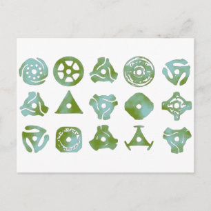 15 45 recordadapters of invoegtoepassingen briefkaart