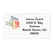 15 april - etiket (Voorkant)