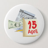 15 april - ronde button 4,0 cm (Voorkant)