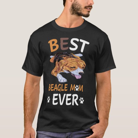 15 Beste Beagle Moeder Ooit T-shirt (Voorkant)