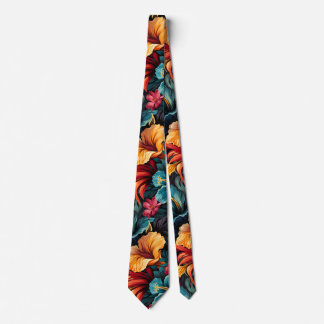 #15 Bloemen patroon Stropdas